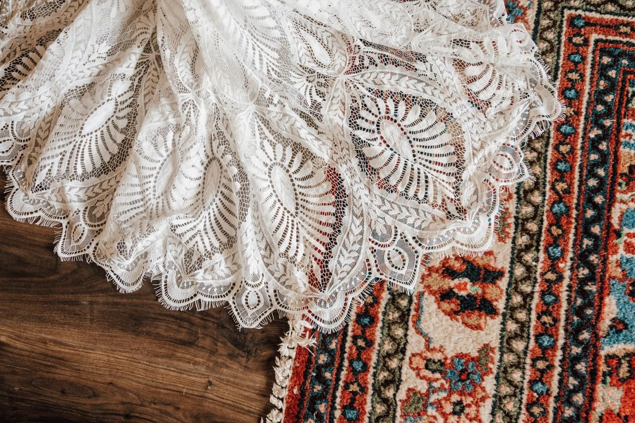The Dolly Gown-Custom Western Wedding Dress with Fringe