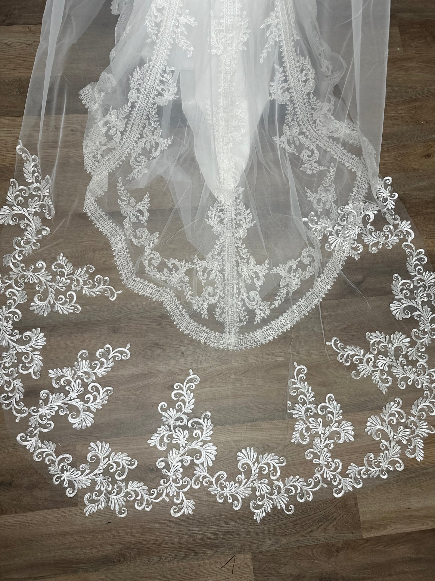 Ready to Ship Lace Cathedral Veil
