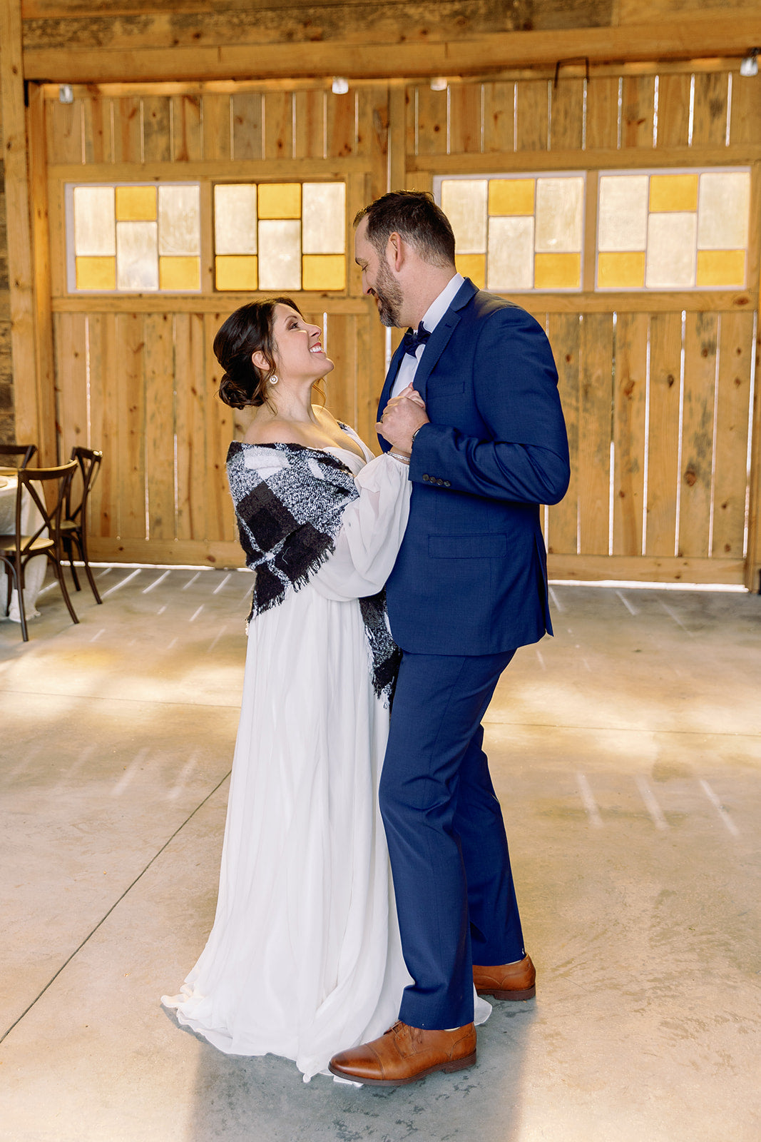 The Jenny– Custom Off-the-Shoulder Western Wedding Dress