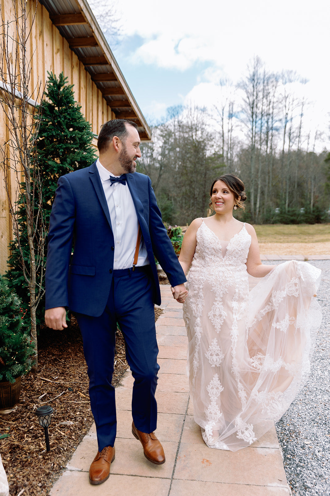 The Laramie-Lace Western Wedding Dress