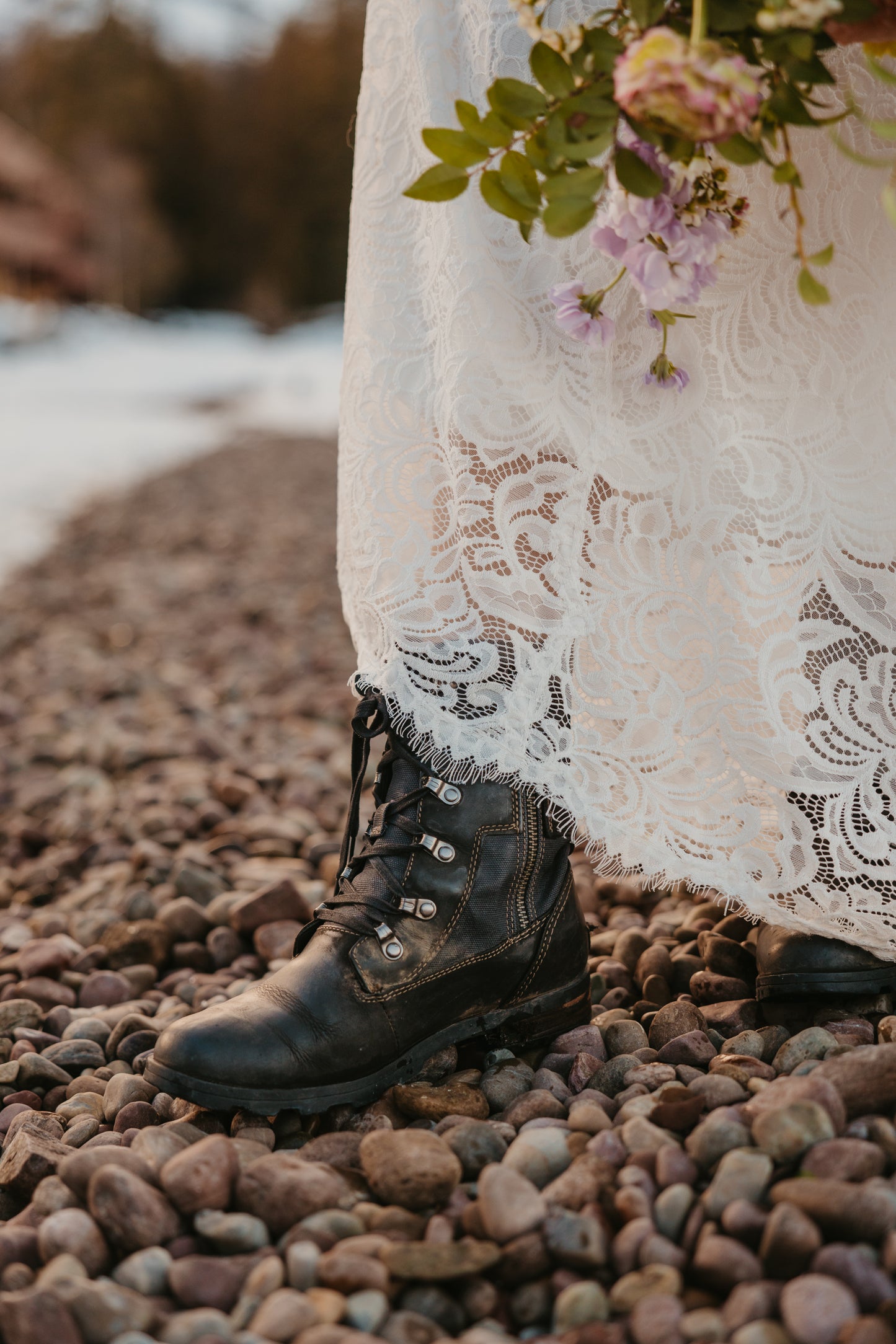 The Cheyenne-Custom Fitted Long Sleeve Lace Wedding Dress