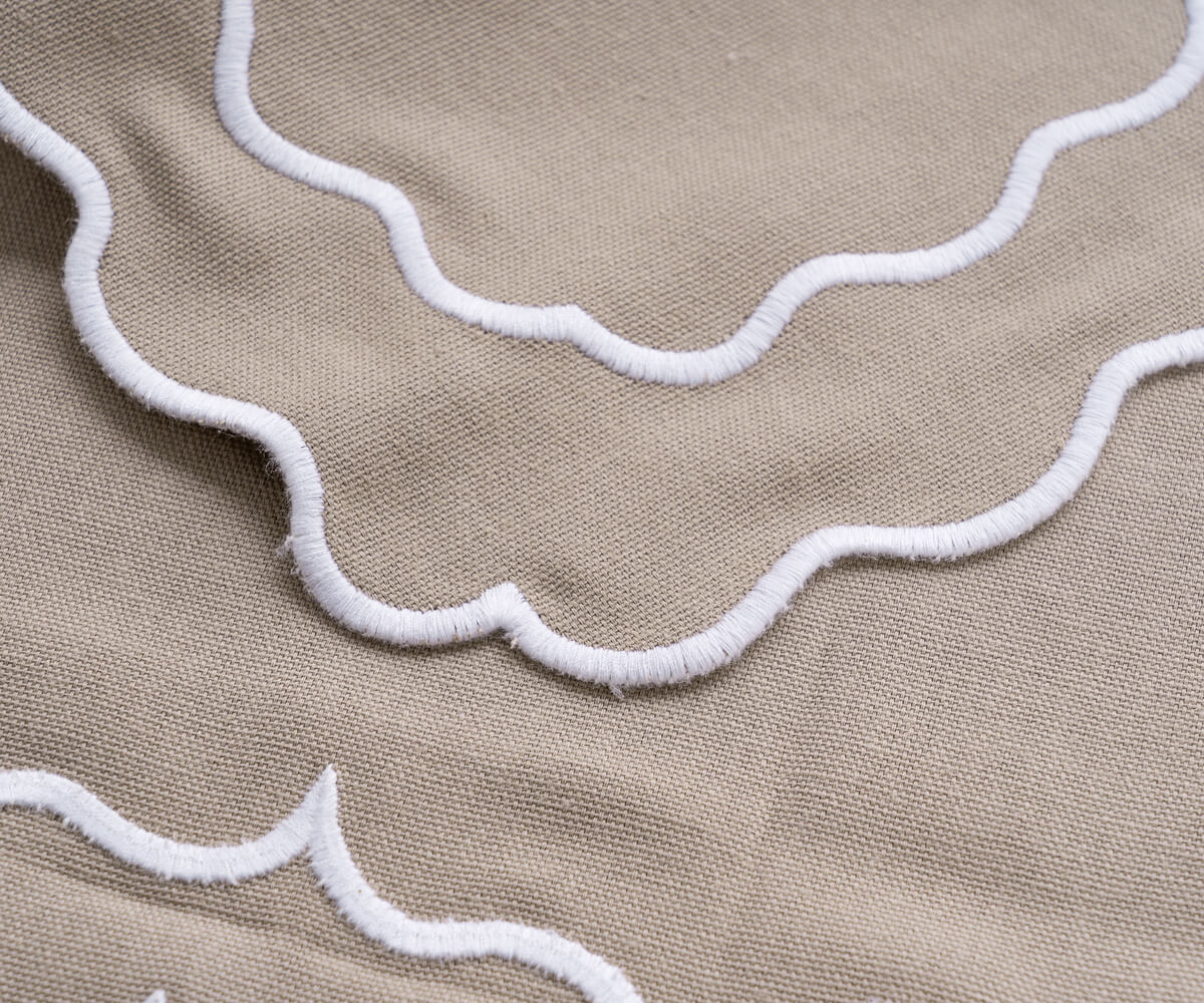 Beige Embroidery Napkins