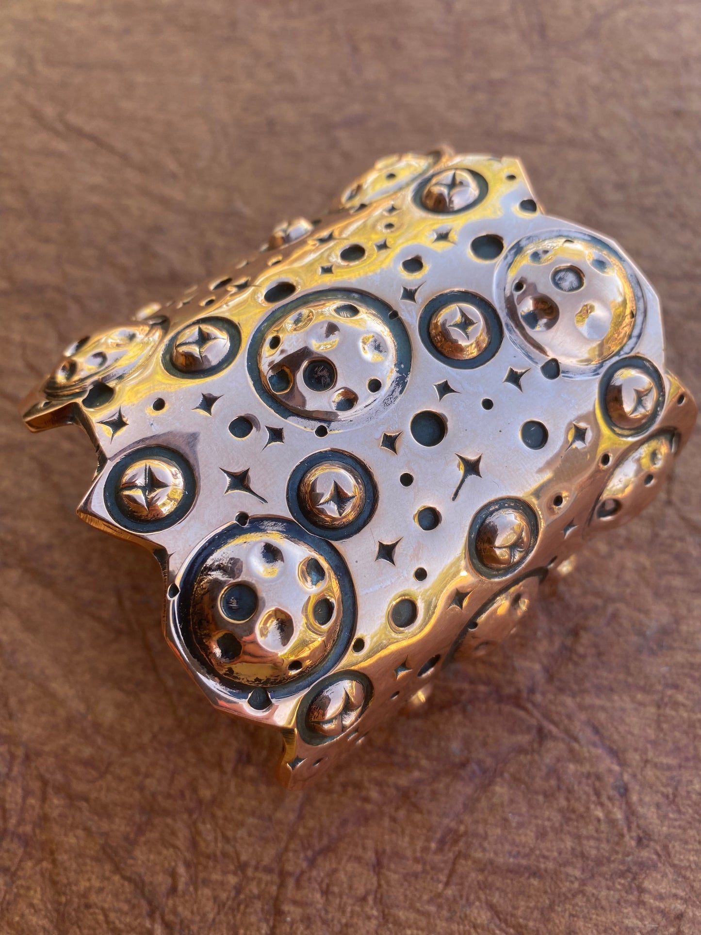 Navajo Copper Cuff Bracelet By Cody Willie Signed & Stamped