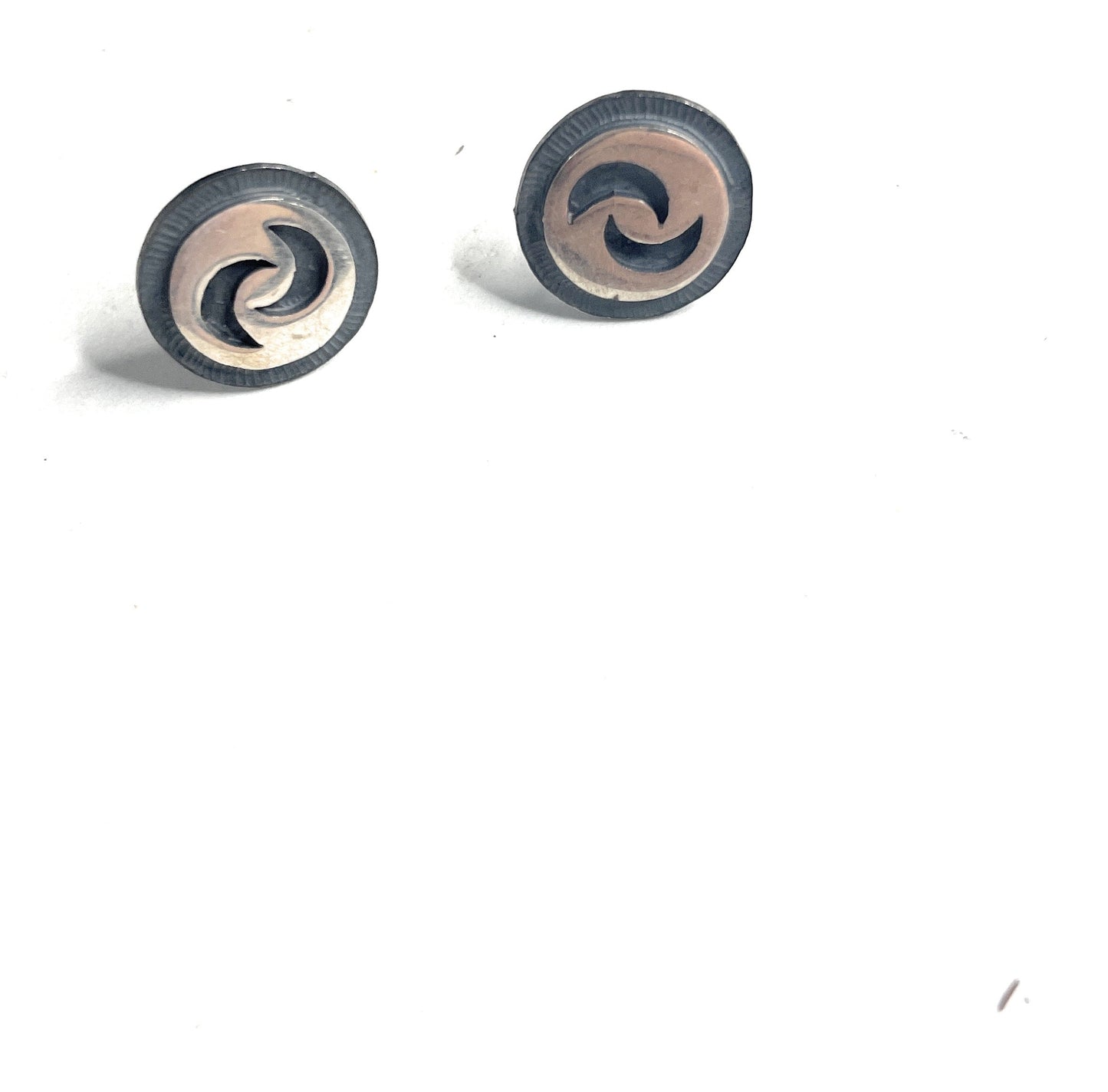 Handcrafted Sterling Silver Stud Earrings