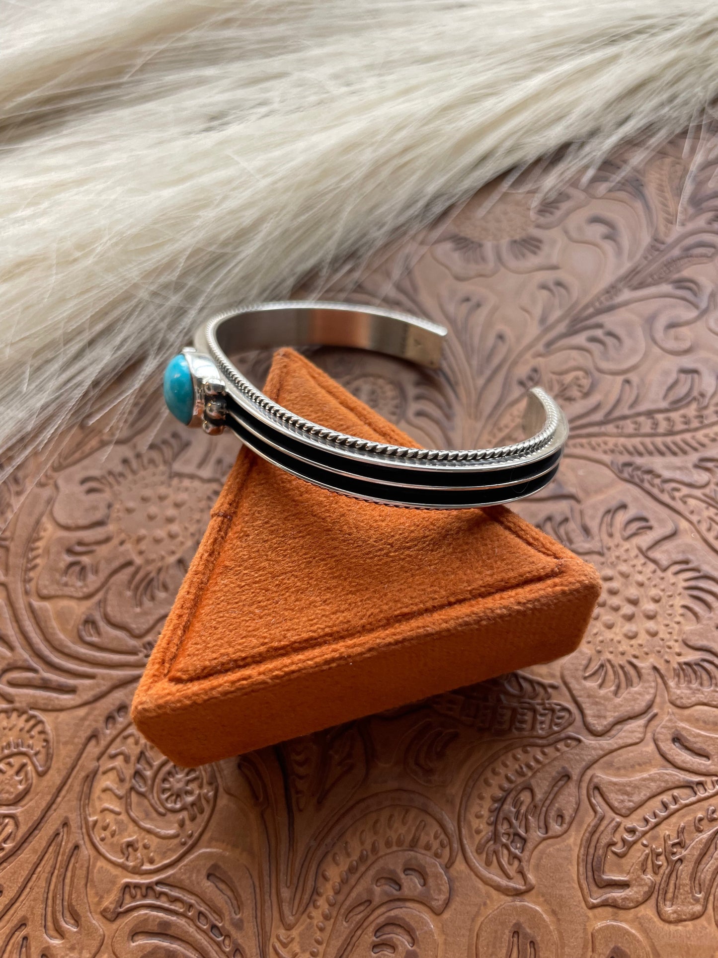 Sterling Silver & Turquoise Cuff Bracelet