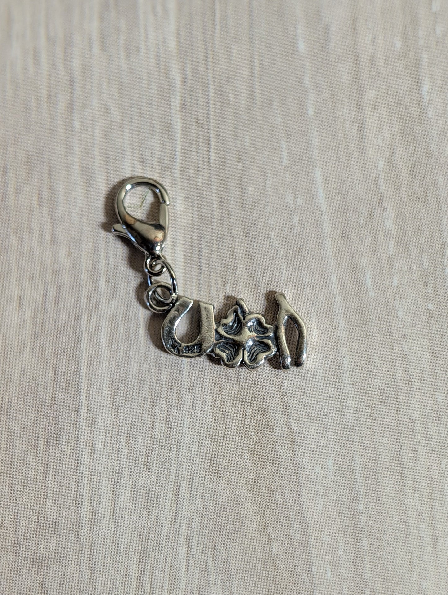 Handcrafted Good Luck Charm Sterling Silver