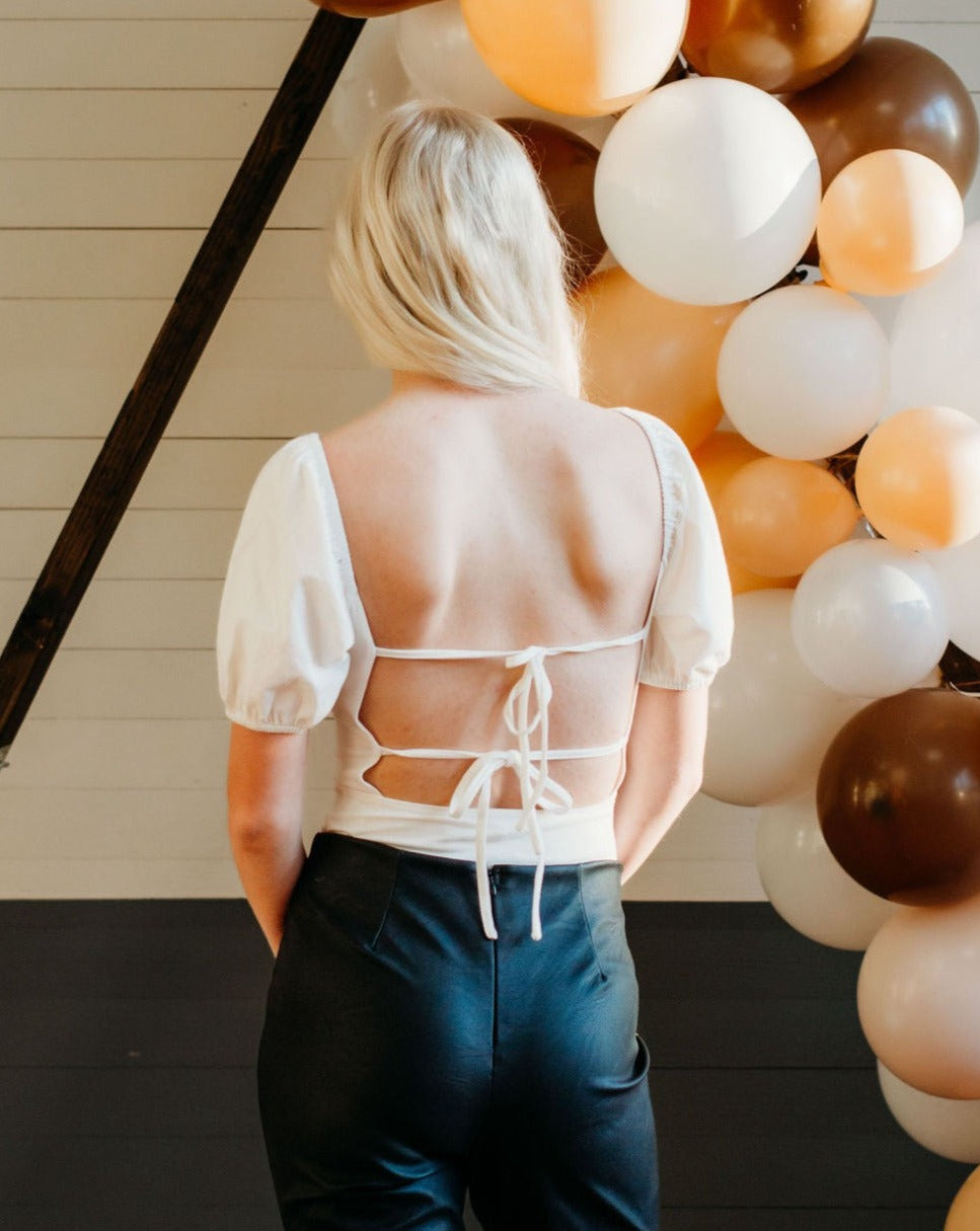 Tie-Back Bodysuit