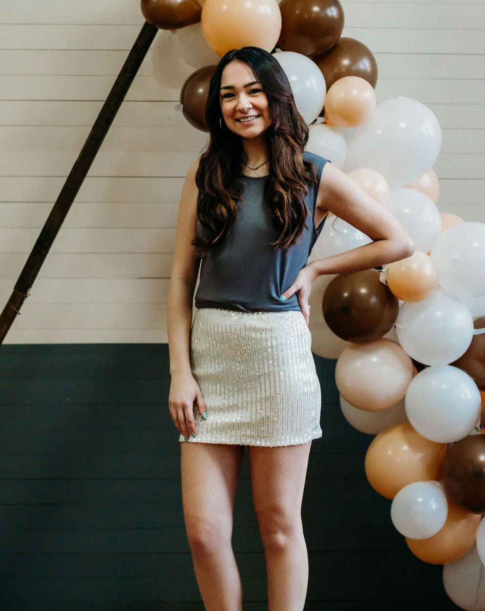 Sequin Skirt