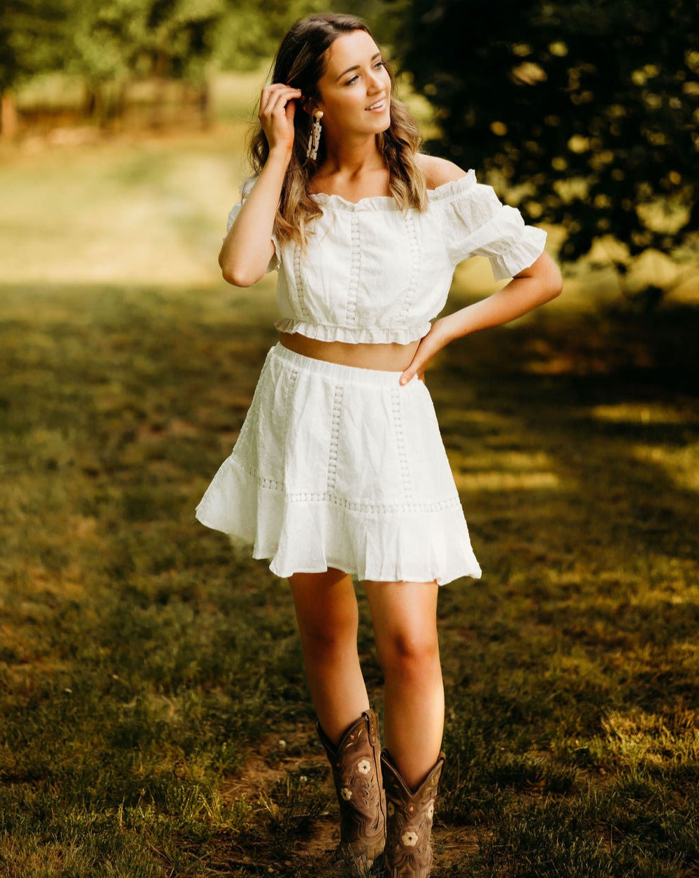 Dainty Girl Dress Set A Western Wedding Co Dainty Girl Dress Set A Western Wedding Co