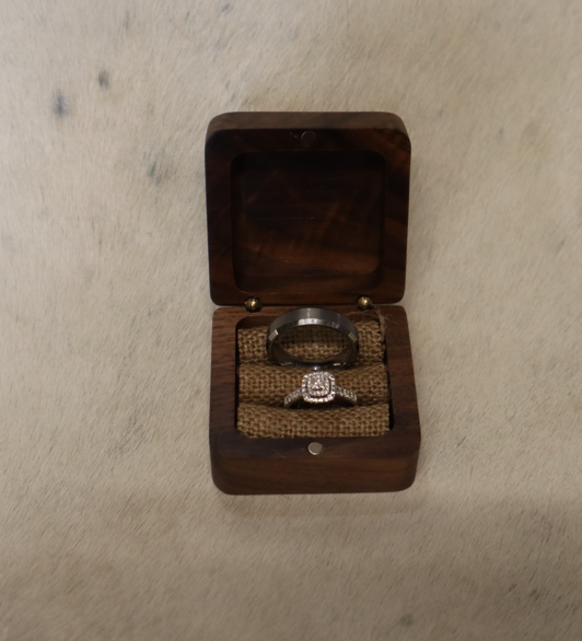 Customizable Square Ring Box