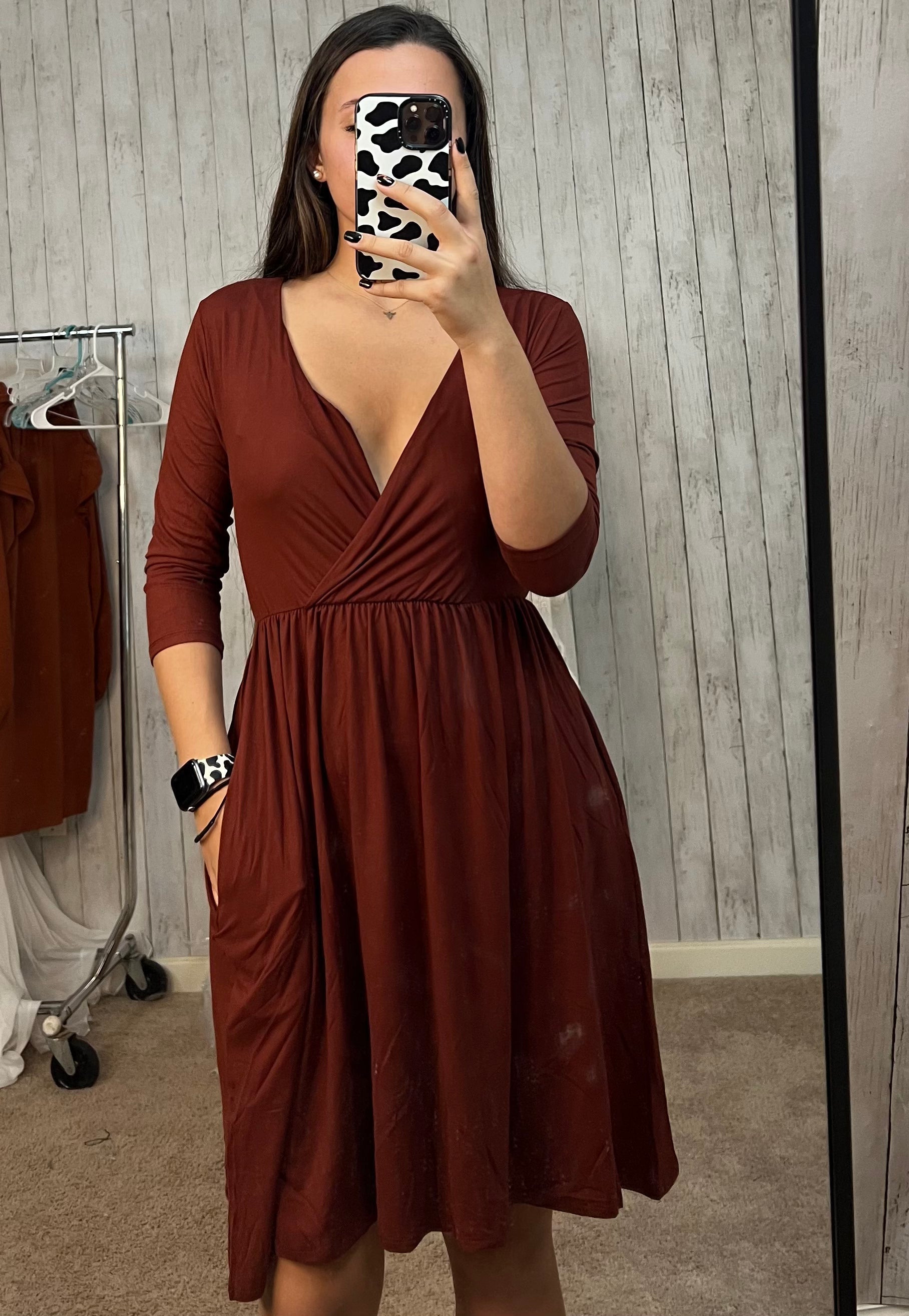 Dark Rust Dress A Western Wedding Co Dark Rust Dress A Western Wedding Co