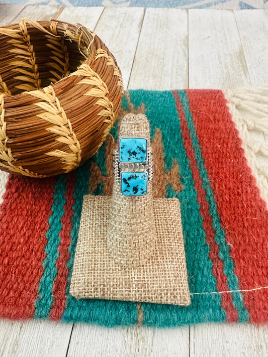 Handcrafted Sterling Silver & Kingman Turquoise Ring