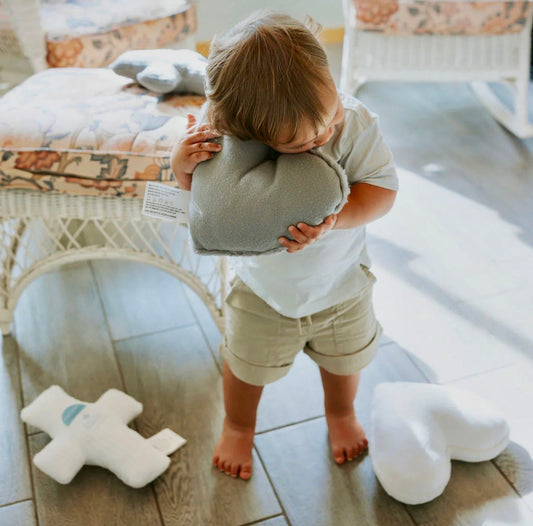 Huggable Cross Prayer Pillow (White)