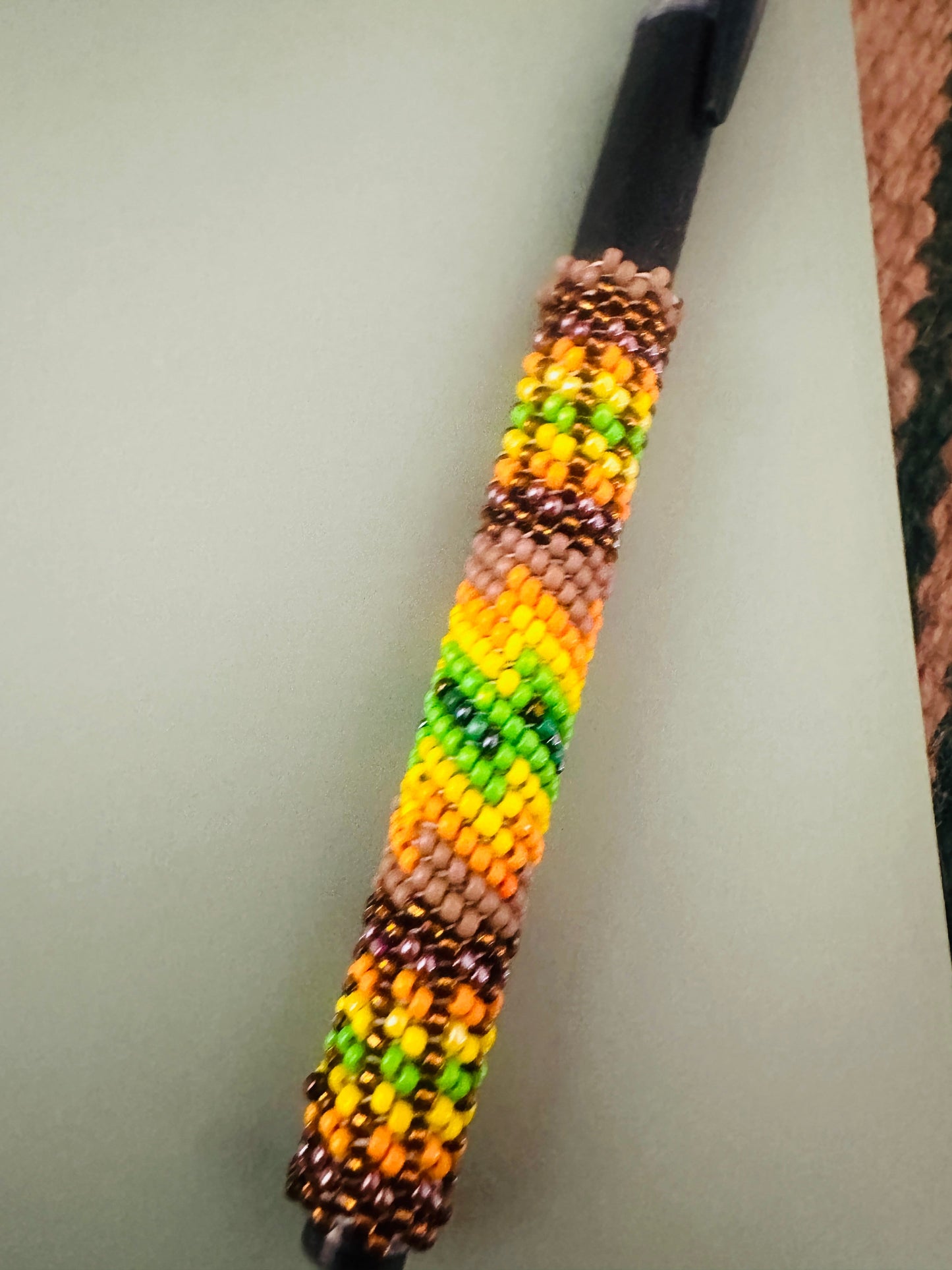 Handcrafted  Muticolor Beaded Pen