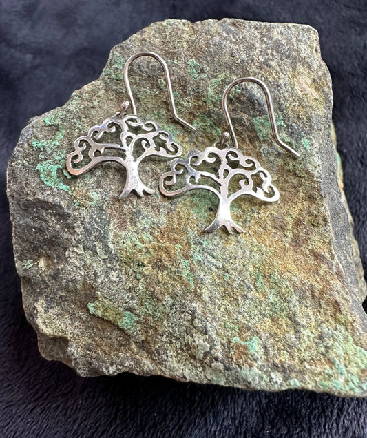 Small Tree of Life Earrings on Hook