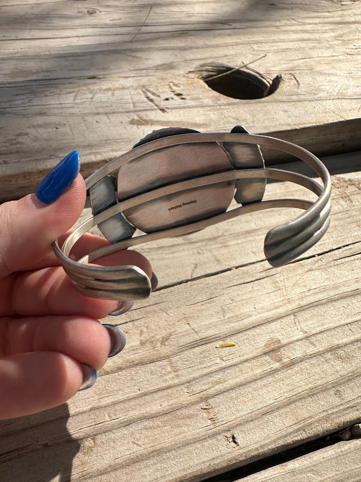 Handmade Sterling Silver Adjustable Cuff