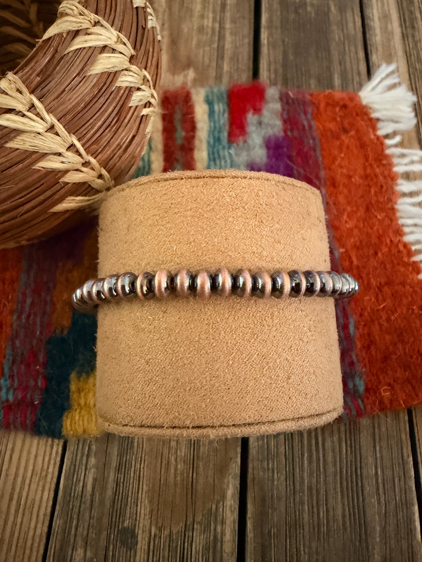Handcrafted Copper Beaded Bracelet