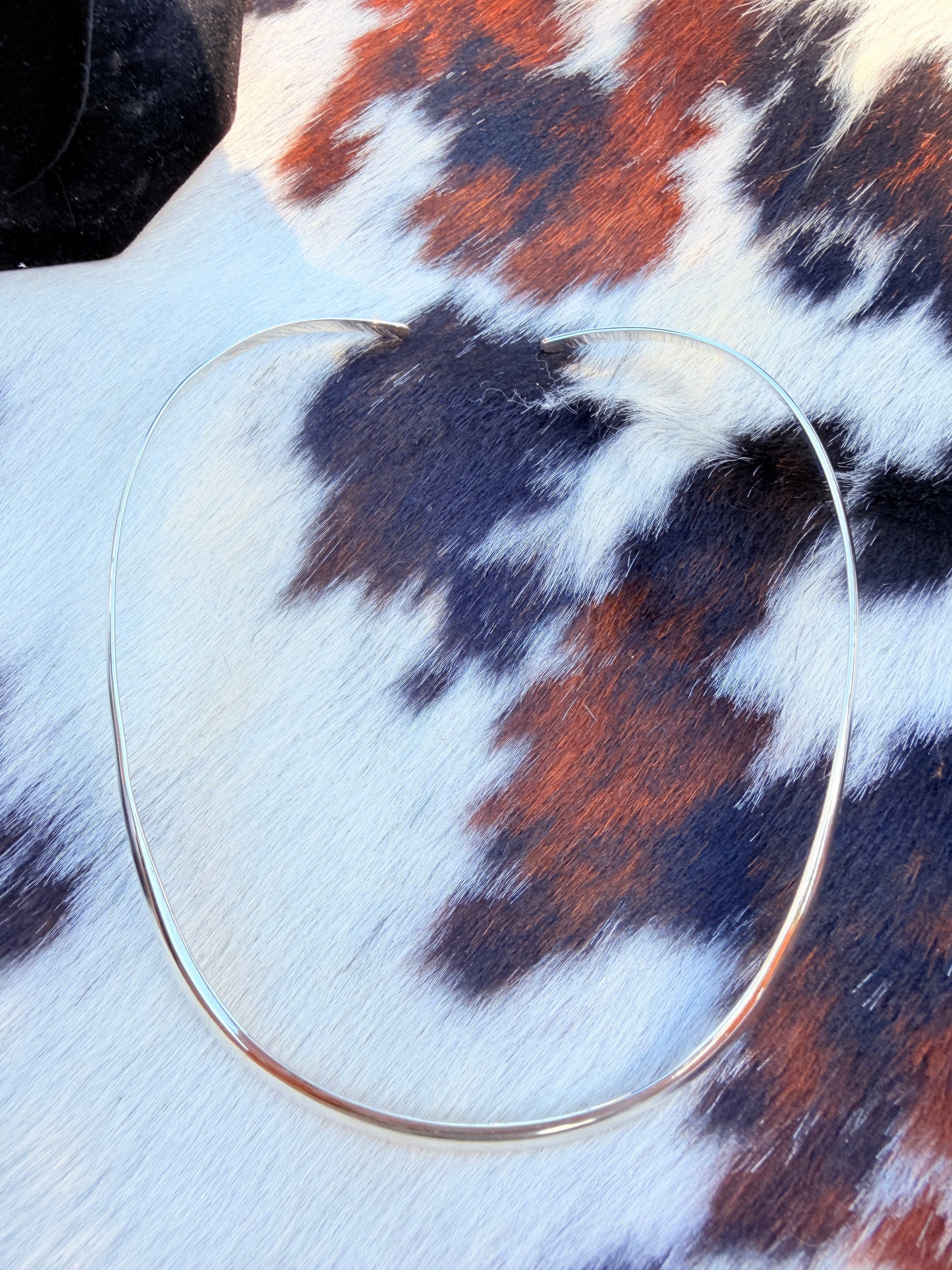Handcrafted Sterling Silver Choker Collar Necklace
