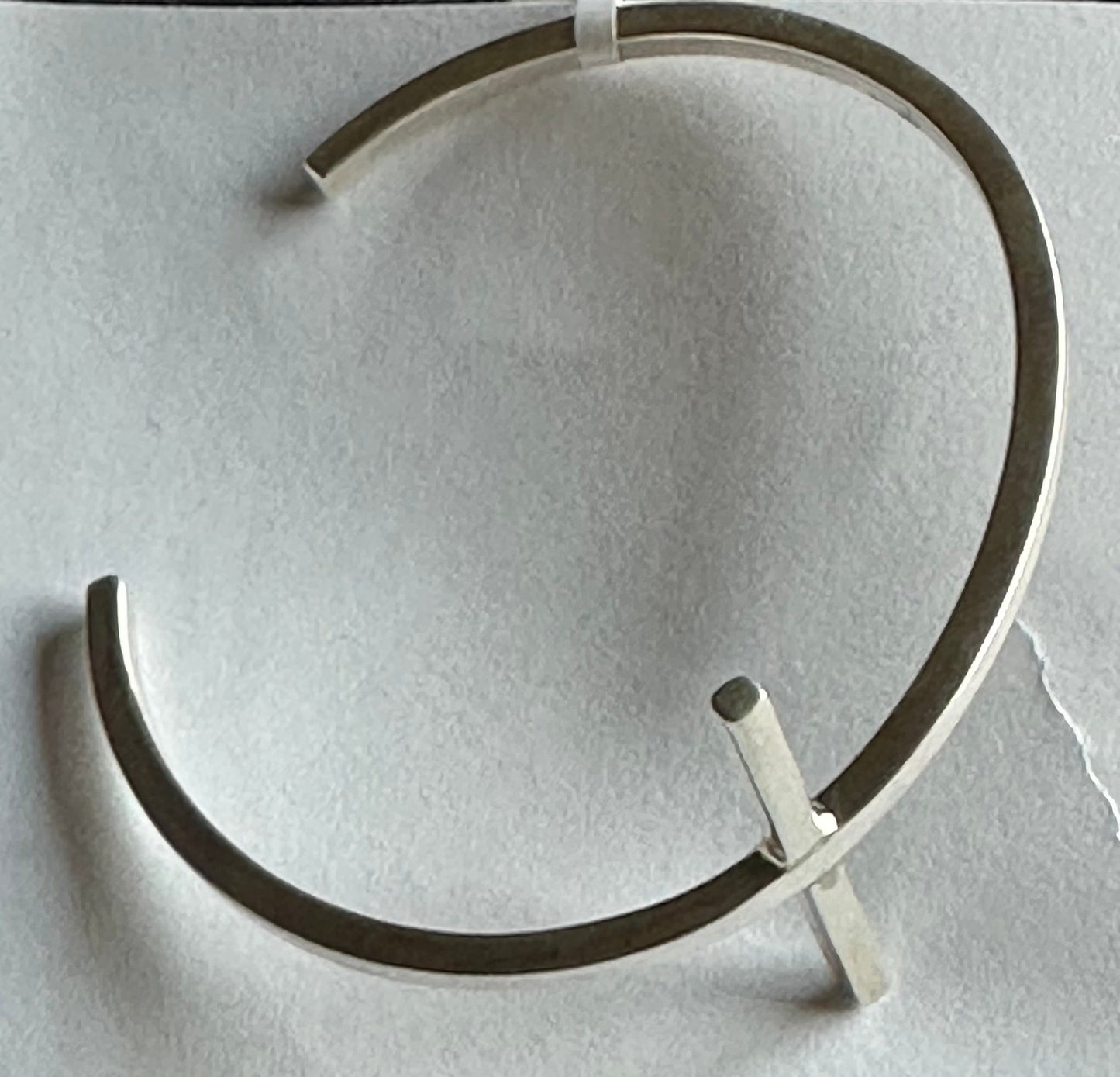 Cross Cuff Sterling Silver Bracelet