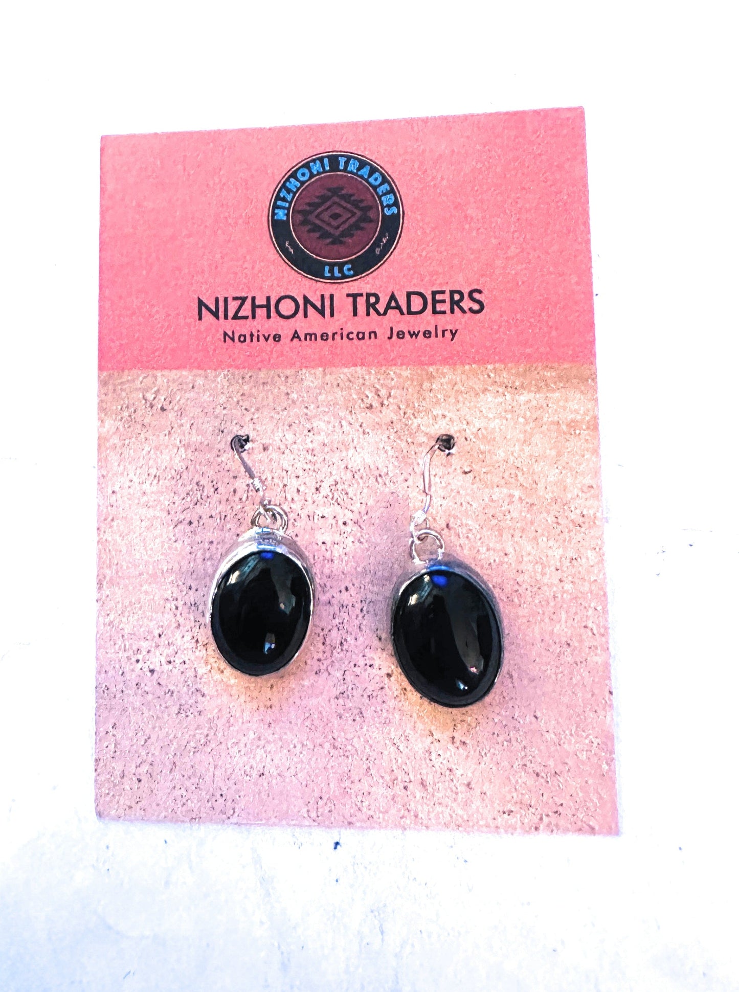 Handcrafted Onyx & Sterling Silver Dangle Earrings