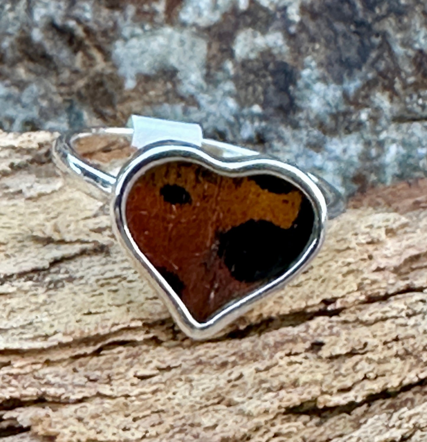 Urania Ripheus Butterfly Sterling Silver Ring Size 7