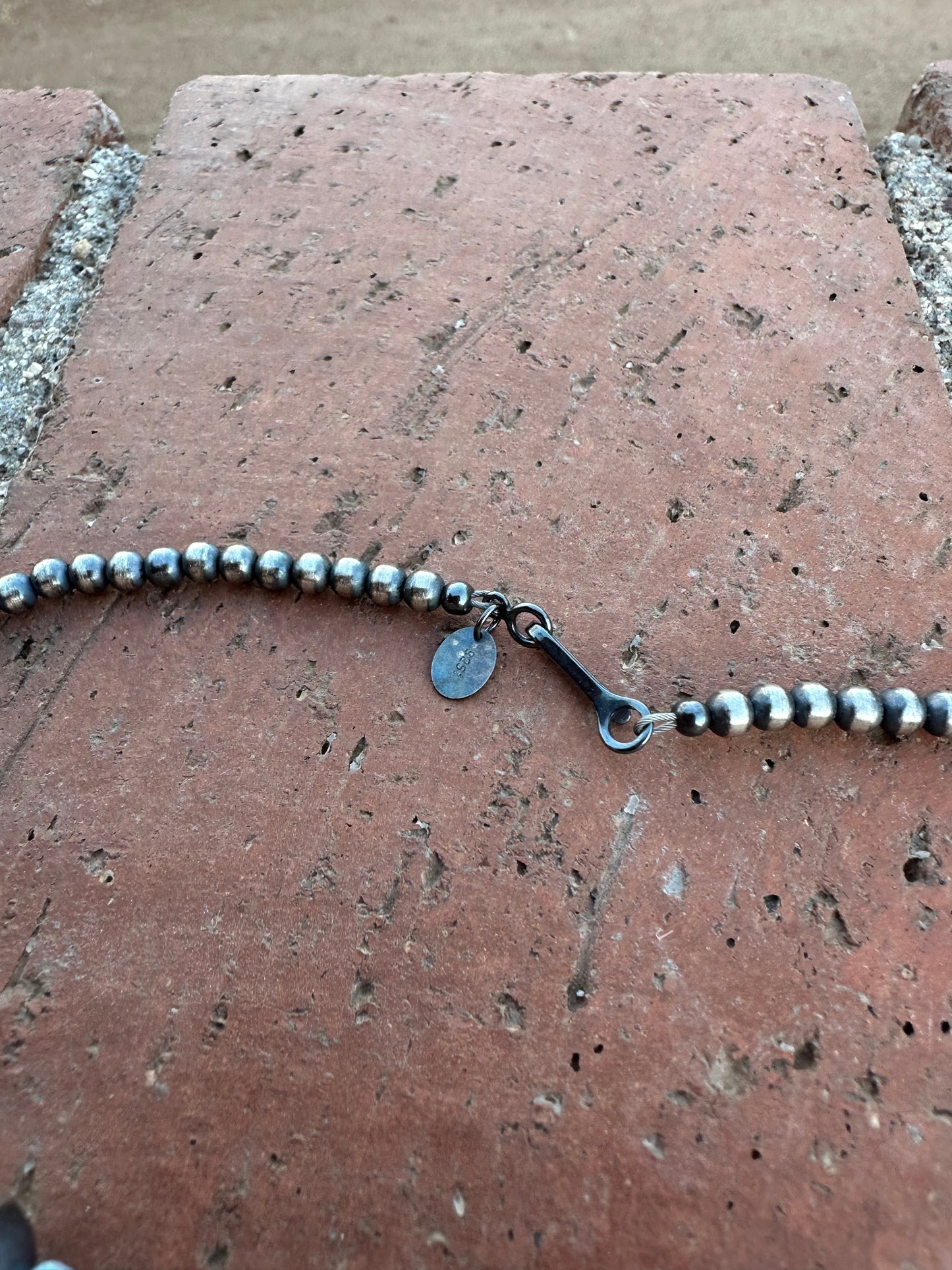 Handcrafted Pearl Sterling Silver Sherbet Opal Necklaces