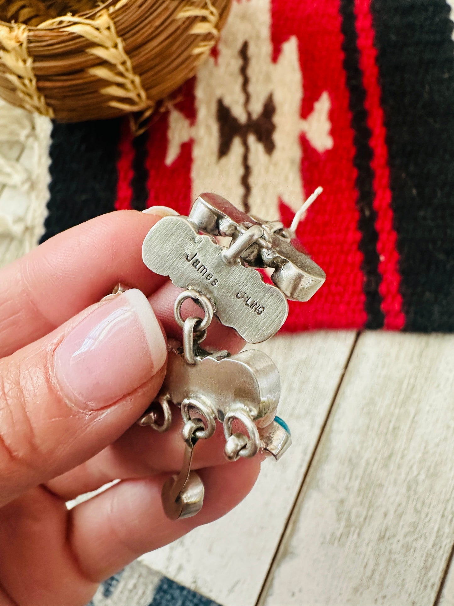 Handcrafted Multi Stone & Sterling Silver Chandelier Dangle Earrings
