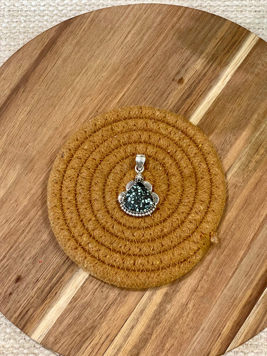 Handcrafted Sterling Silver & Variscite Pendant