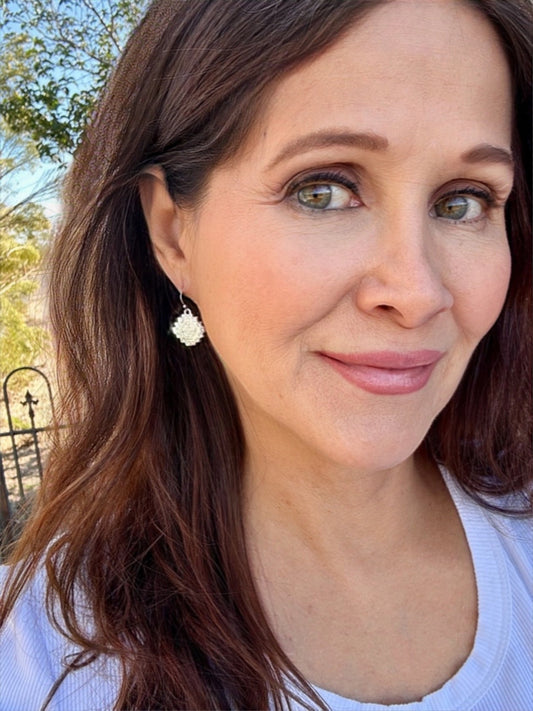 Blessed Brilliance Trinity Crystal Drop Earrings
