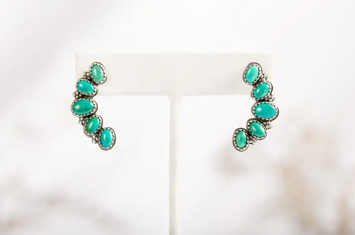 Genuine Turquoise Earring Preorder 506
