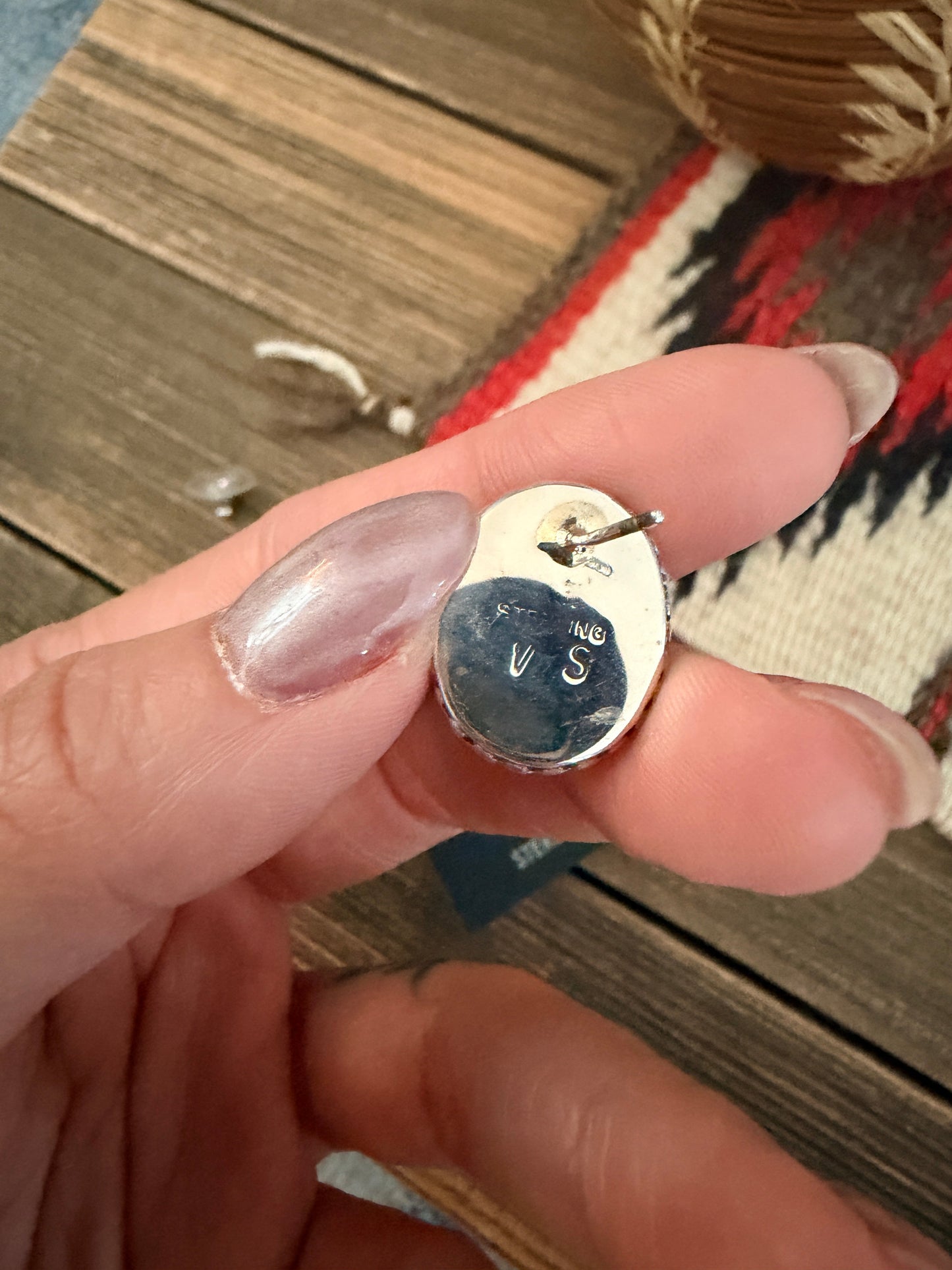 Handcrafted Onyx & Sterling Silver Post Earrings