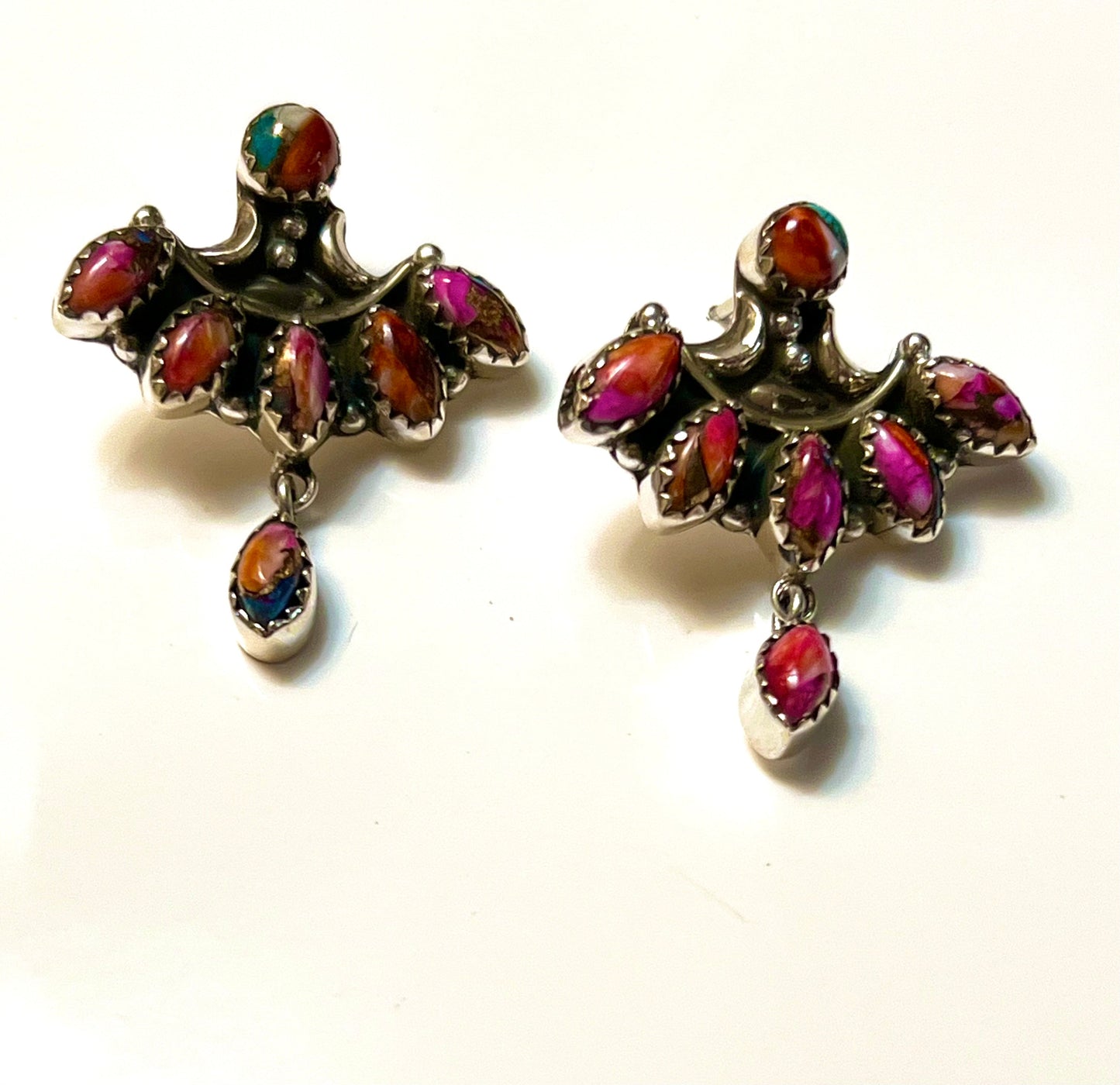 Handmade Pink Dream Sterling Silver Dangle Earrings