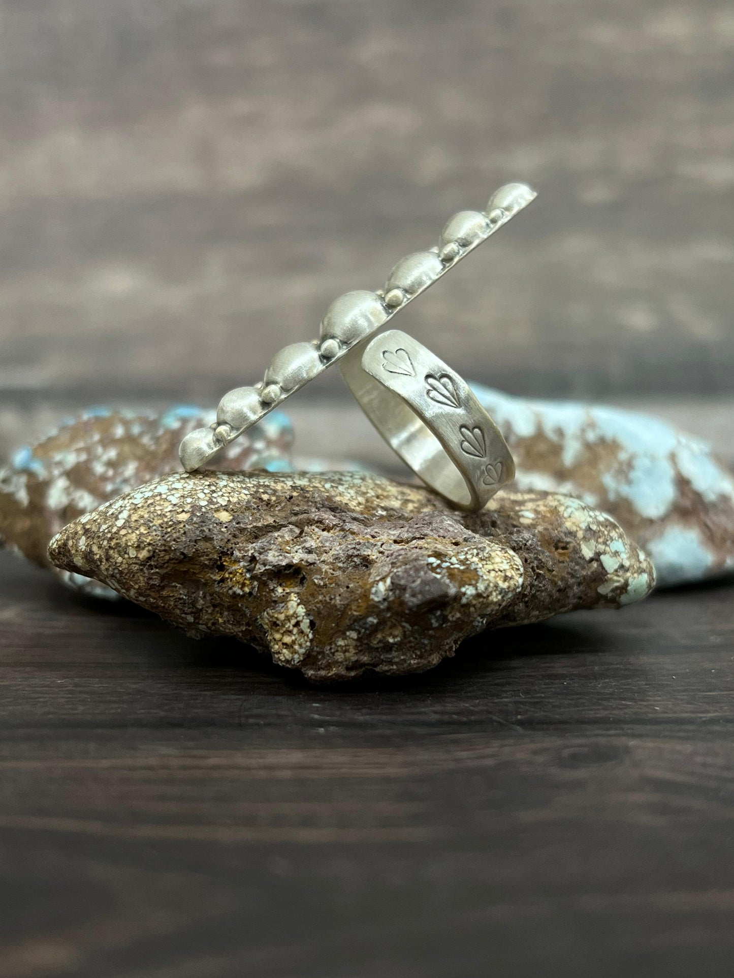Handmade Sterling Silver Adjustable Ring With Signed Nizhoni