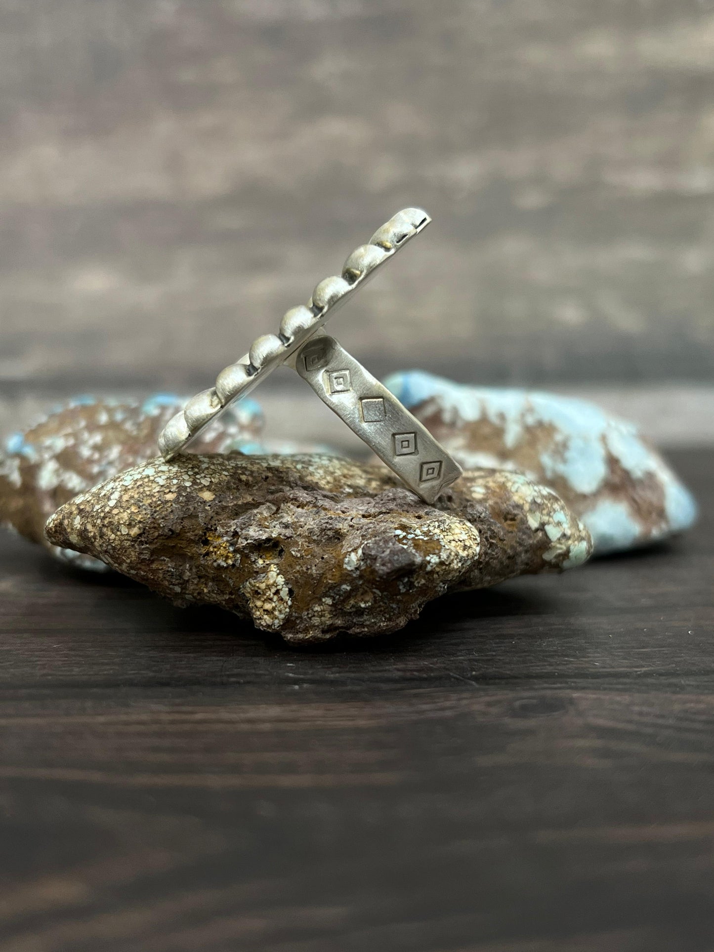 Handmade Sterling Silver Adjustable Ring With Signed Nizhoni