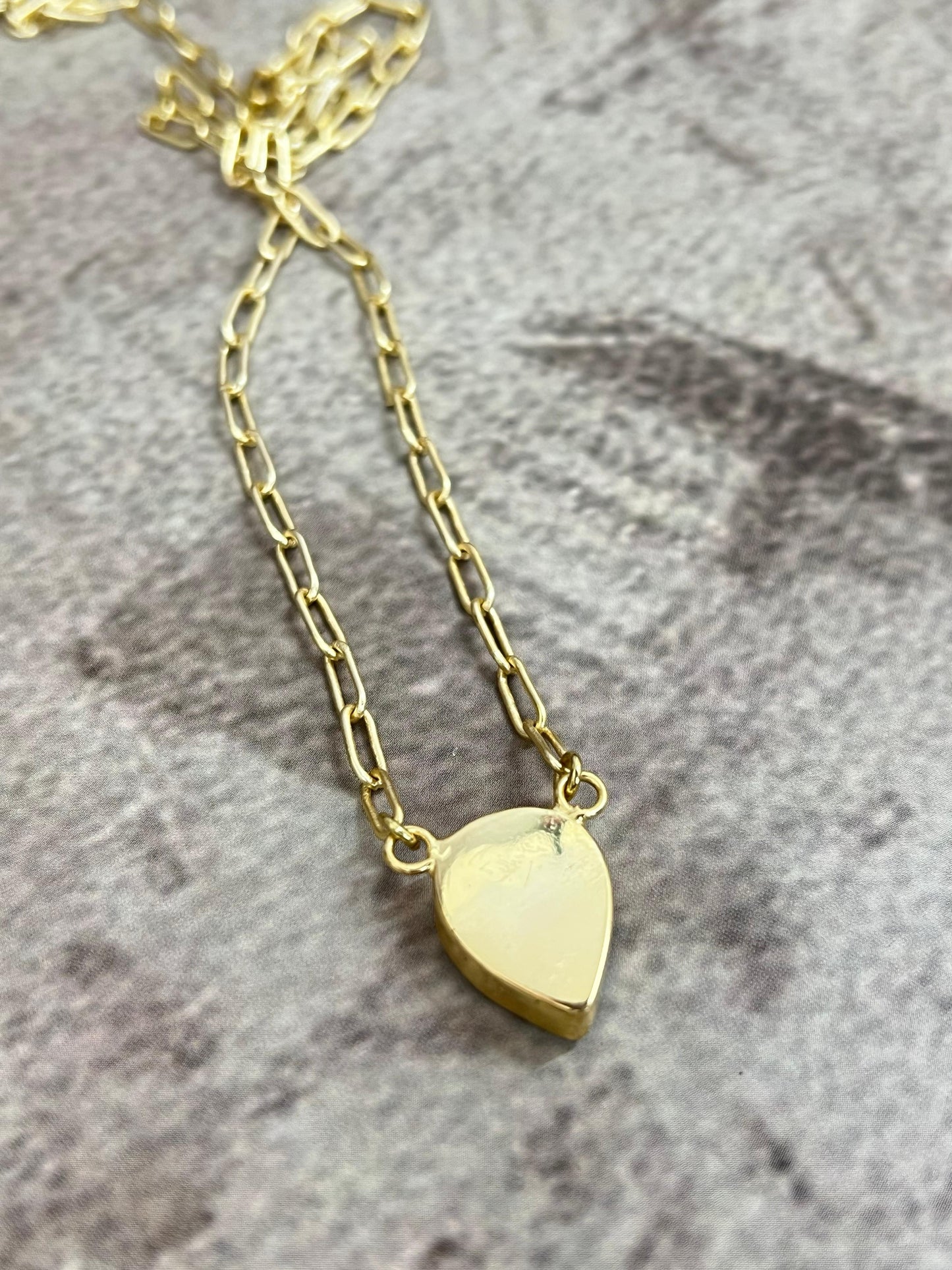 “The Boho Collection” Handmade Natural Blue Druzy Necklace
