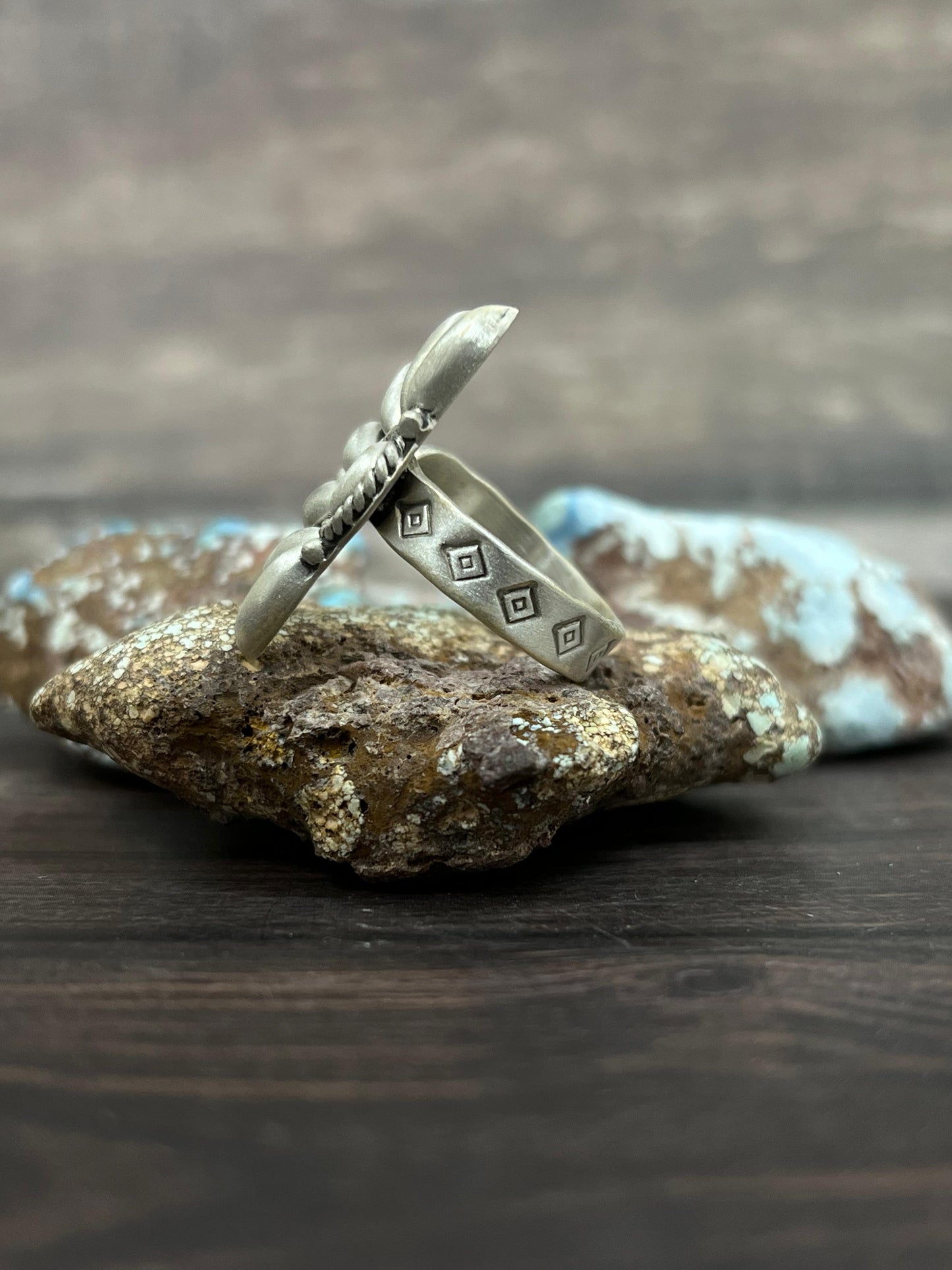 Handmade Sterling Silver Adjustable Ring With Signed Nizhoni