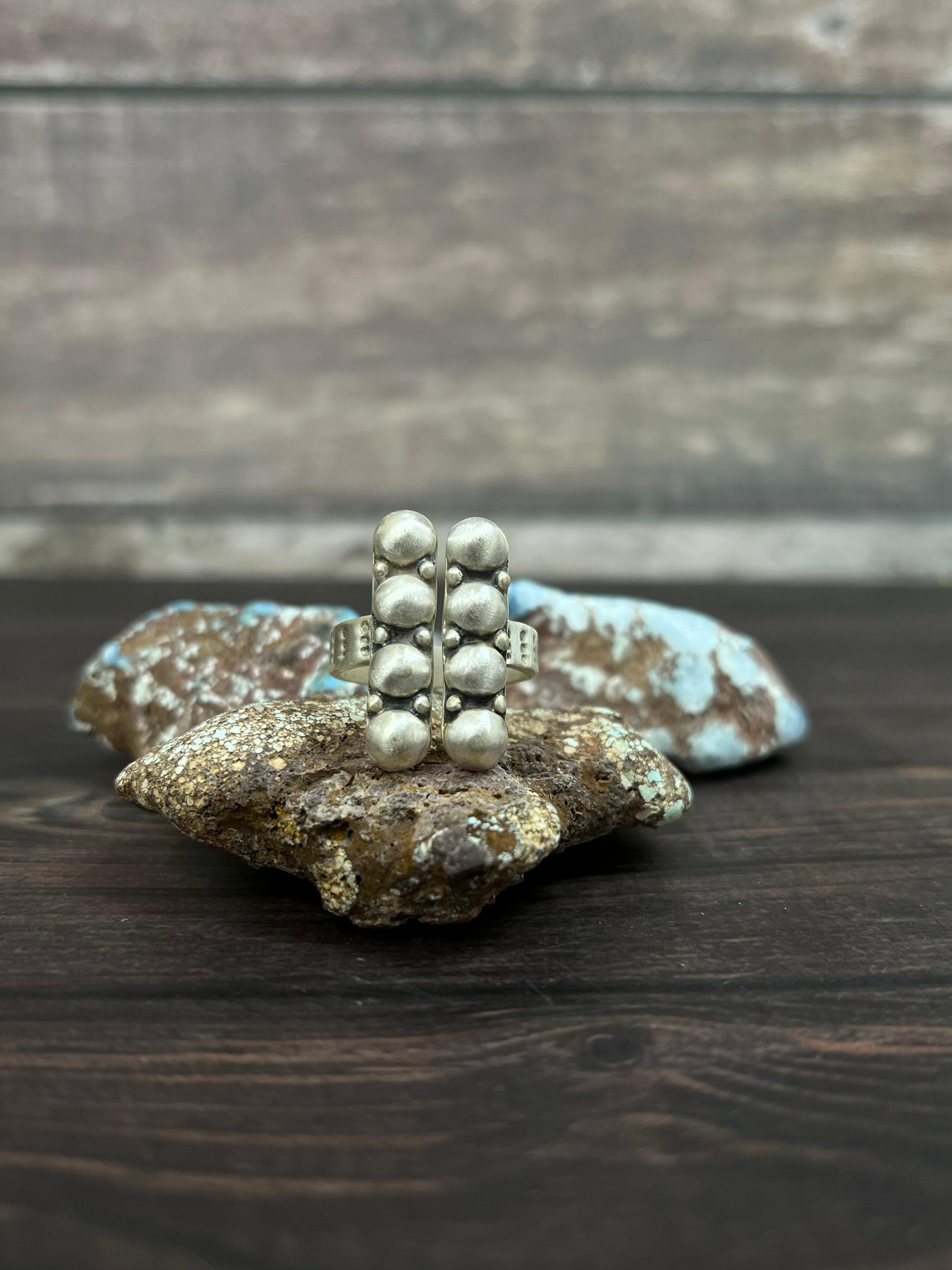 Handmade Sterling Silver Adjustable Ring With Signed Nizhoni