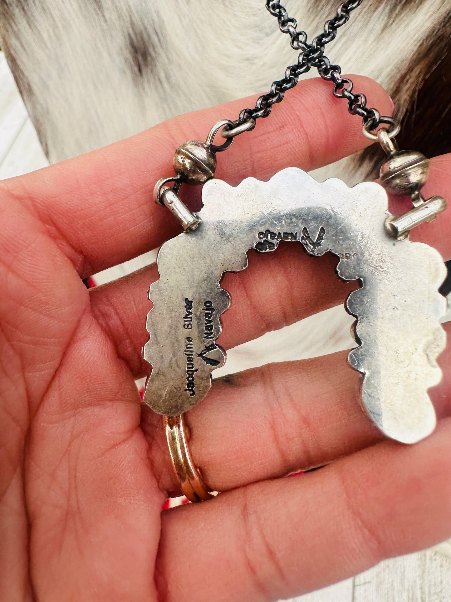 Handcrafted Multi Stone & Sterling Silver Naja Necklace by Jacqueline Silver