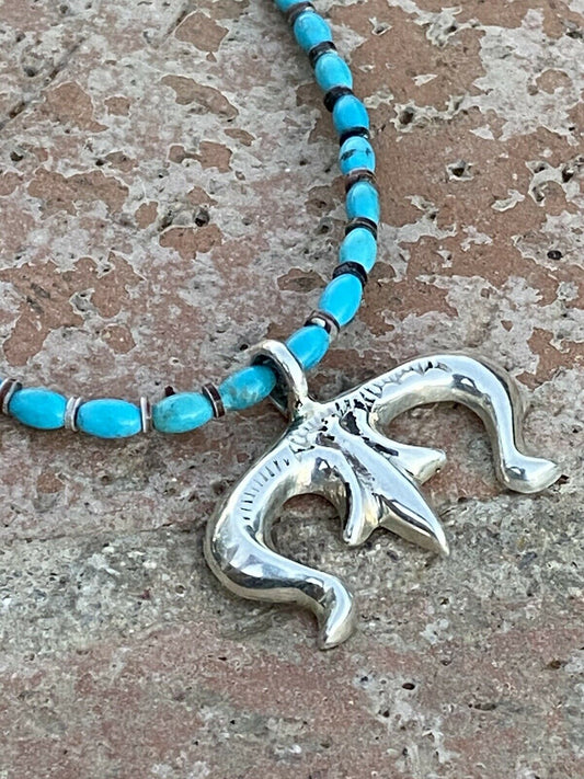 Handcrafted Sterling Silver Mini Naja Pendant