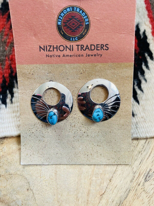 Sterling Silver & Turquoise Post Earrings