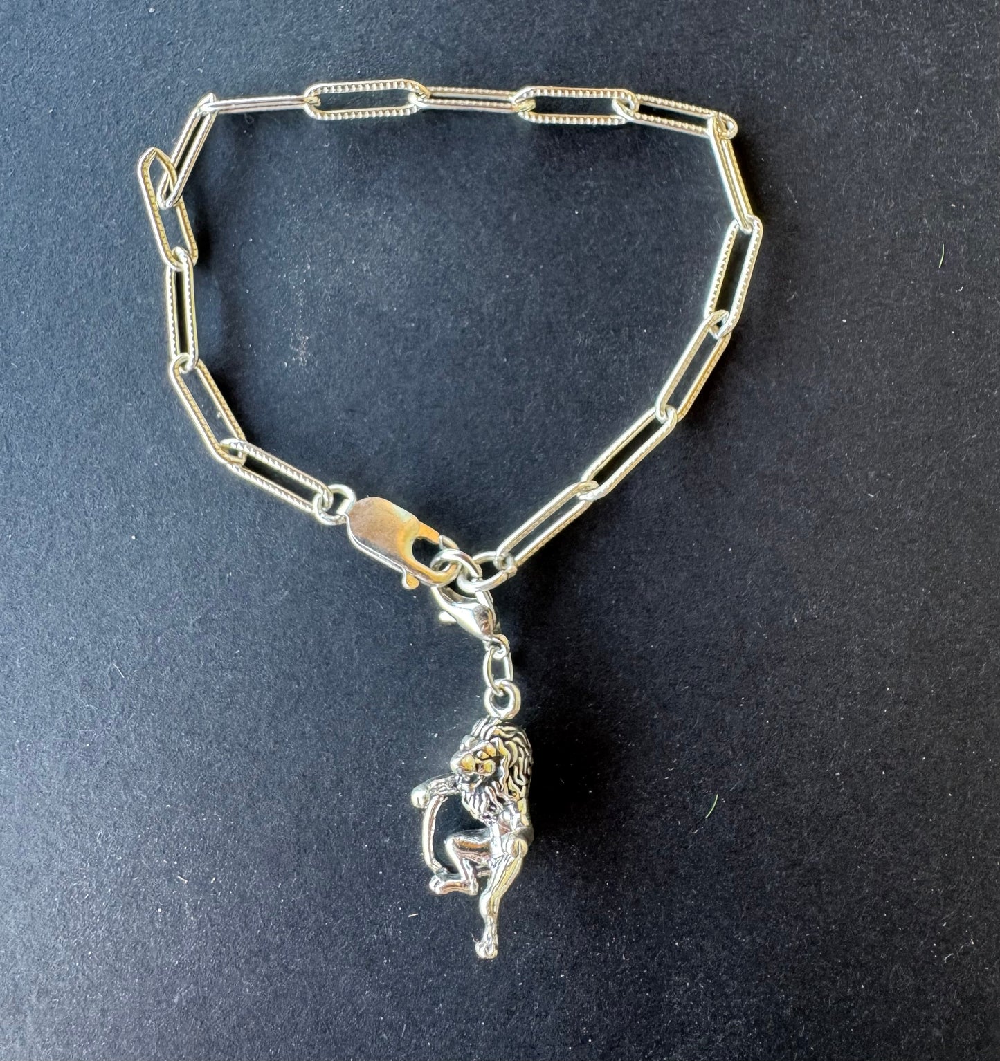 Handcrafted Sterling Silver Leo/ Lion Charm