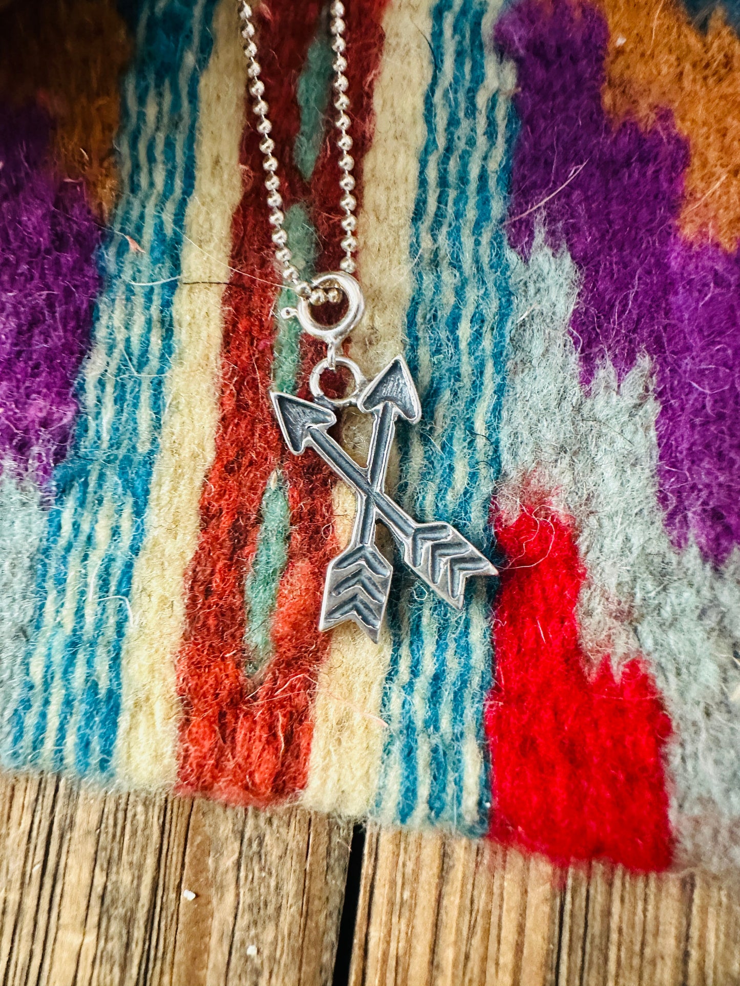 Handcrafted Sterling Silver Arrow Charm