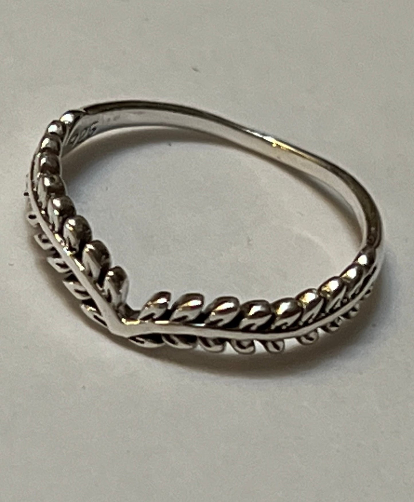 Laurel Wreath Sterling Silver Ring