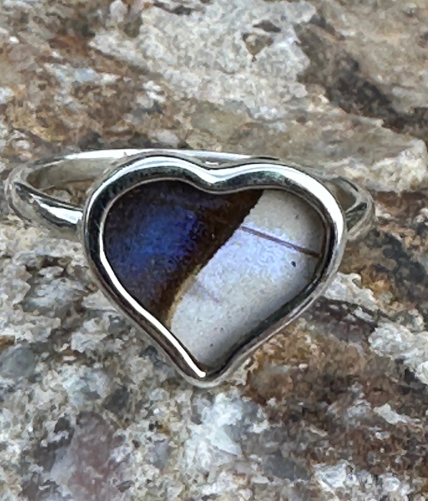 Morpho Sulkowski Butterfly Sterling Silver Ring Size 8