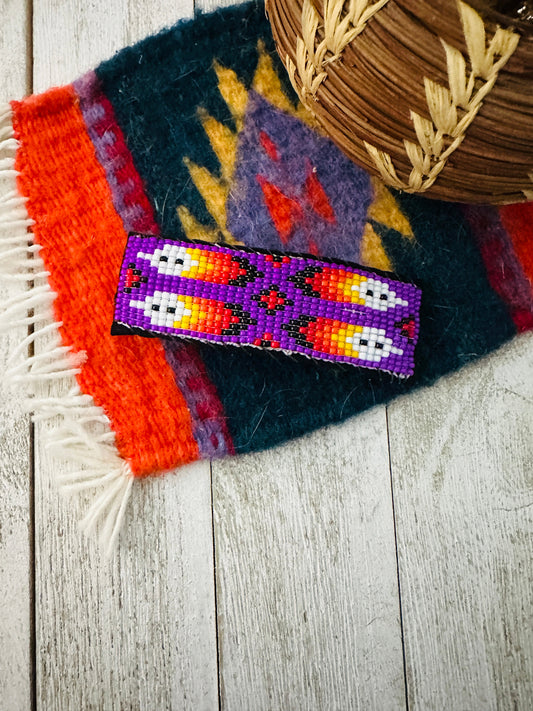 Handcrafted Handmade Beaded Barrette