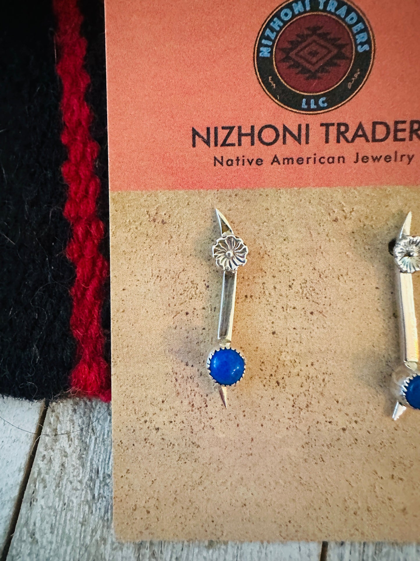 Handcrafted Lapis and Sterling Silver Dangle Earrings