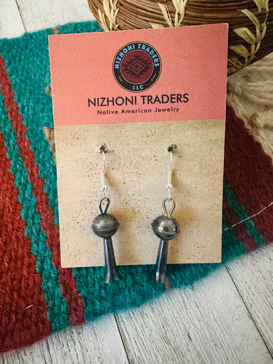 Handcrafted Sterling Silver Blossom Dangles