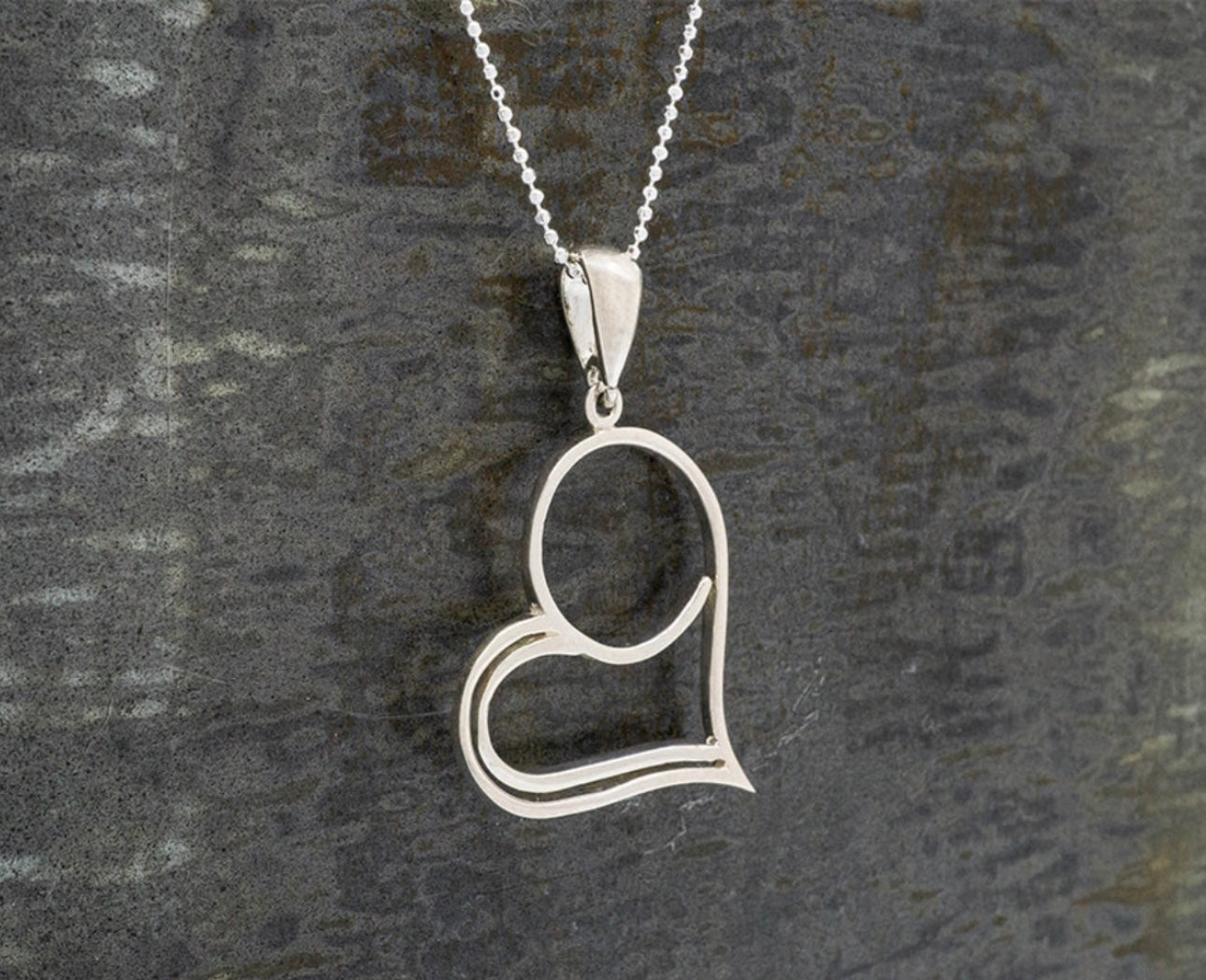 Heart Sterling Silver Pendant Necklace