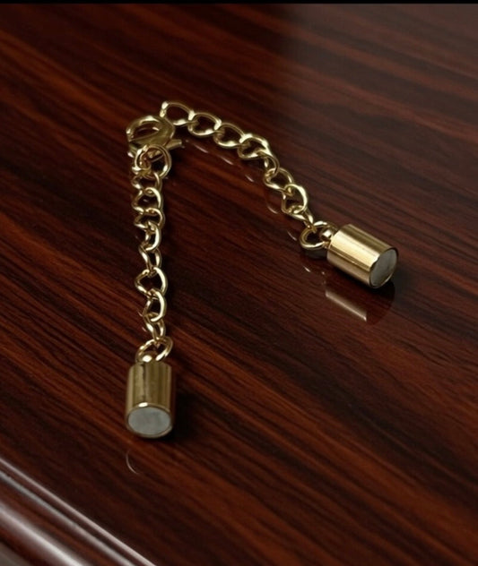 Magnetic Necklace Extender- Gold