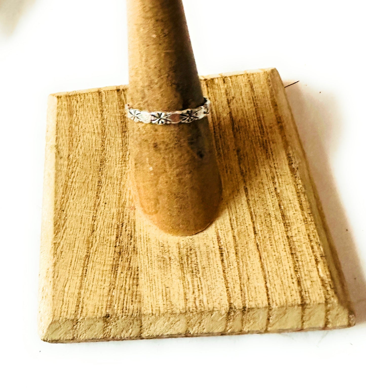 Handcrafted & Hand Stamped Sterling Silver Band Ring